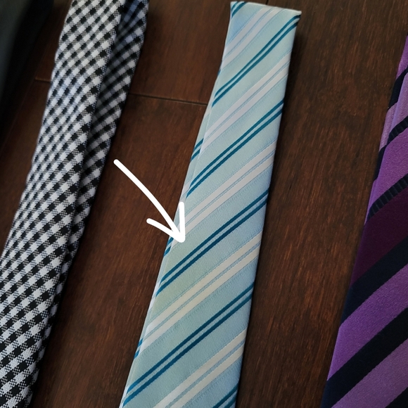 Men's Lot of 7 Neckties Hugo Boss BCBG Van Heusen Stafford Vitorofolo Silk Tie - Picture 8 of 8